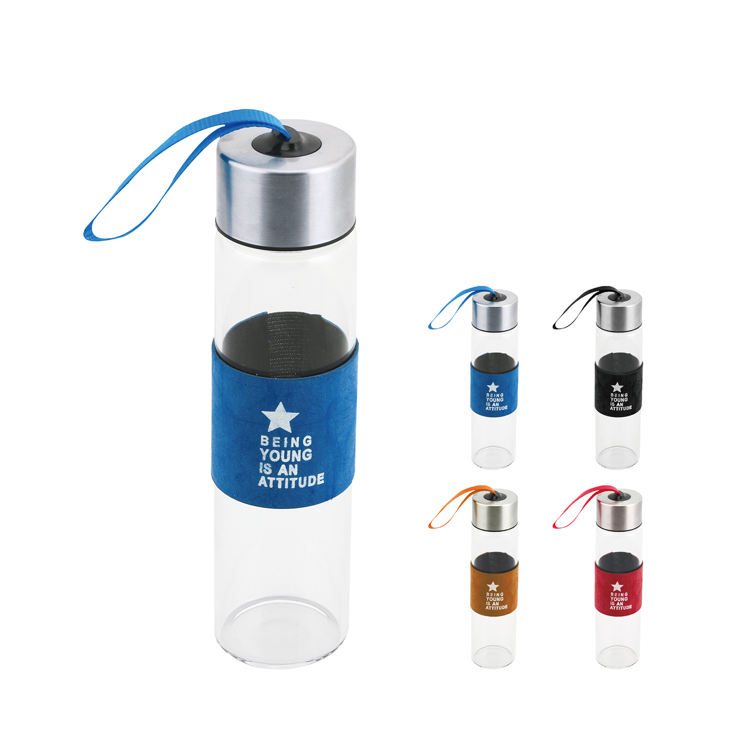 Glass Drinking Bottle