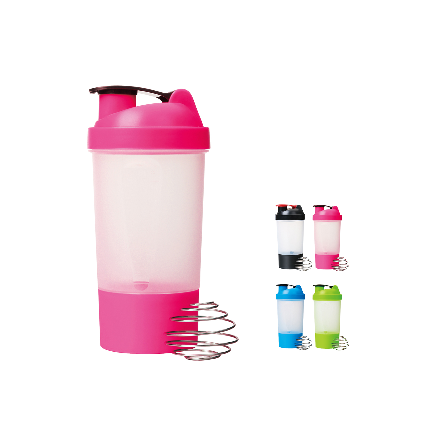 Sports Shaker Drinking Bottle with Storage