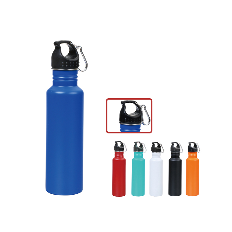 Stainless Steel Sports Bottle with carabiner
