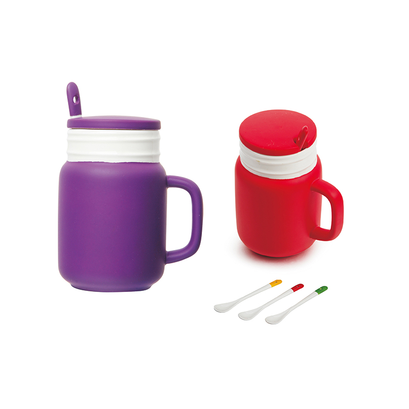 Ceramic Jar with Spoon