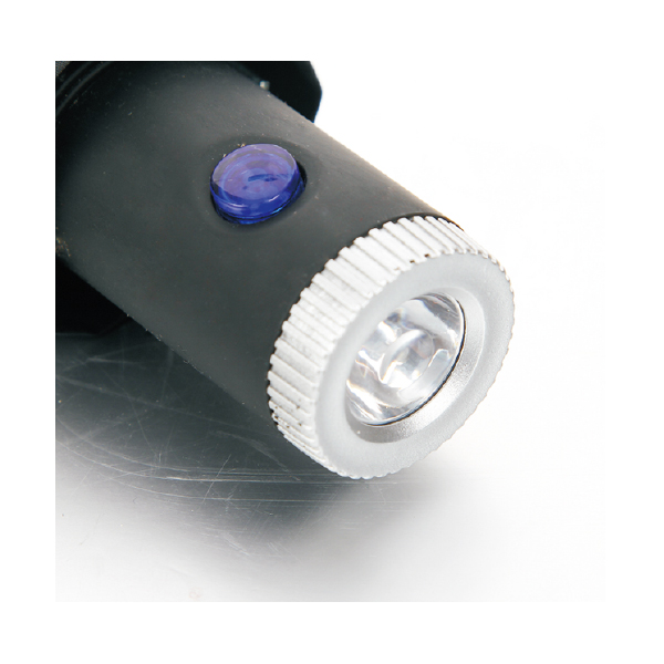 Folding umbrella with flashlight