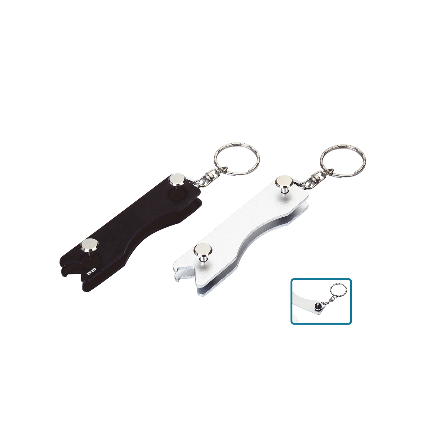Aluminum Key Holder with Opener