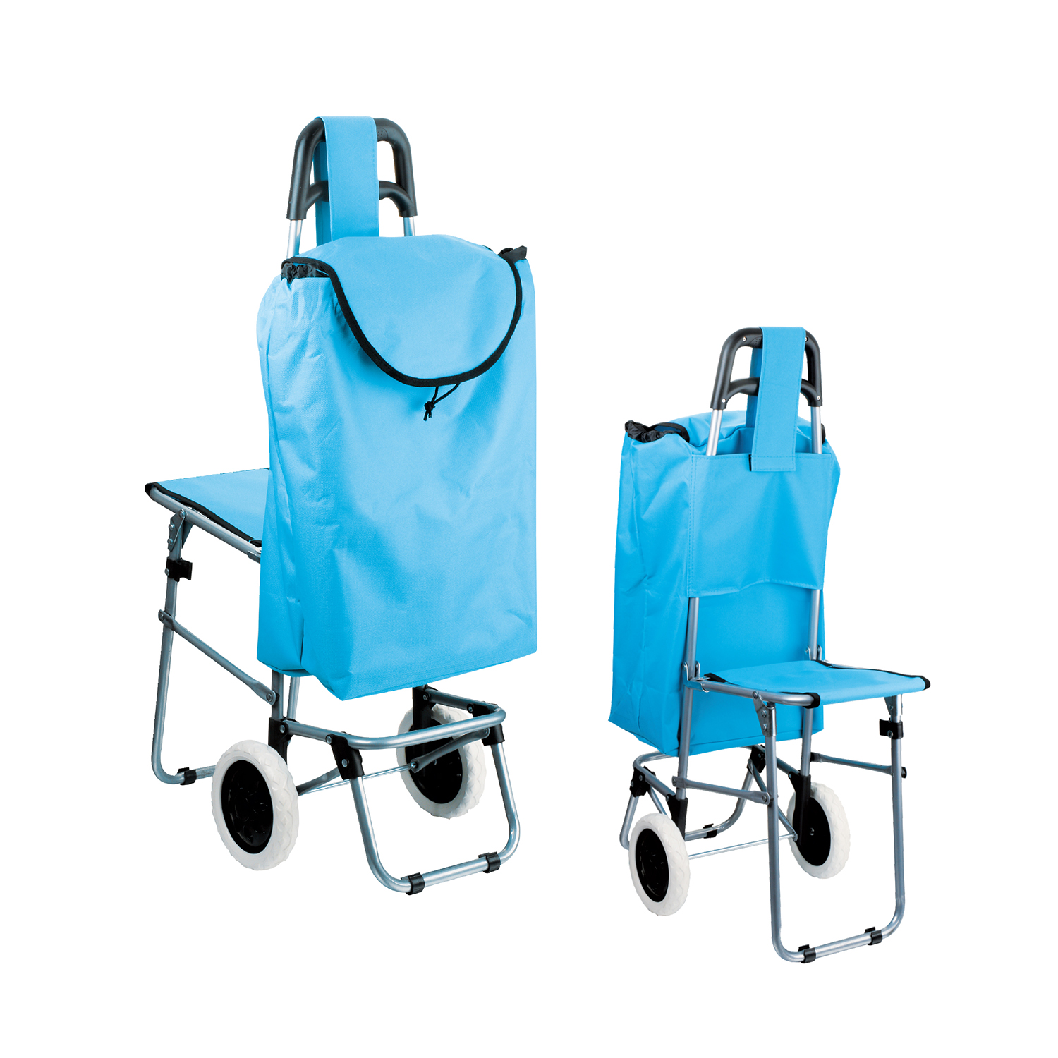 Foldable Trolley Bag with Seat