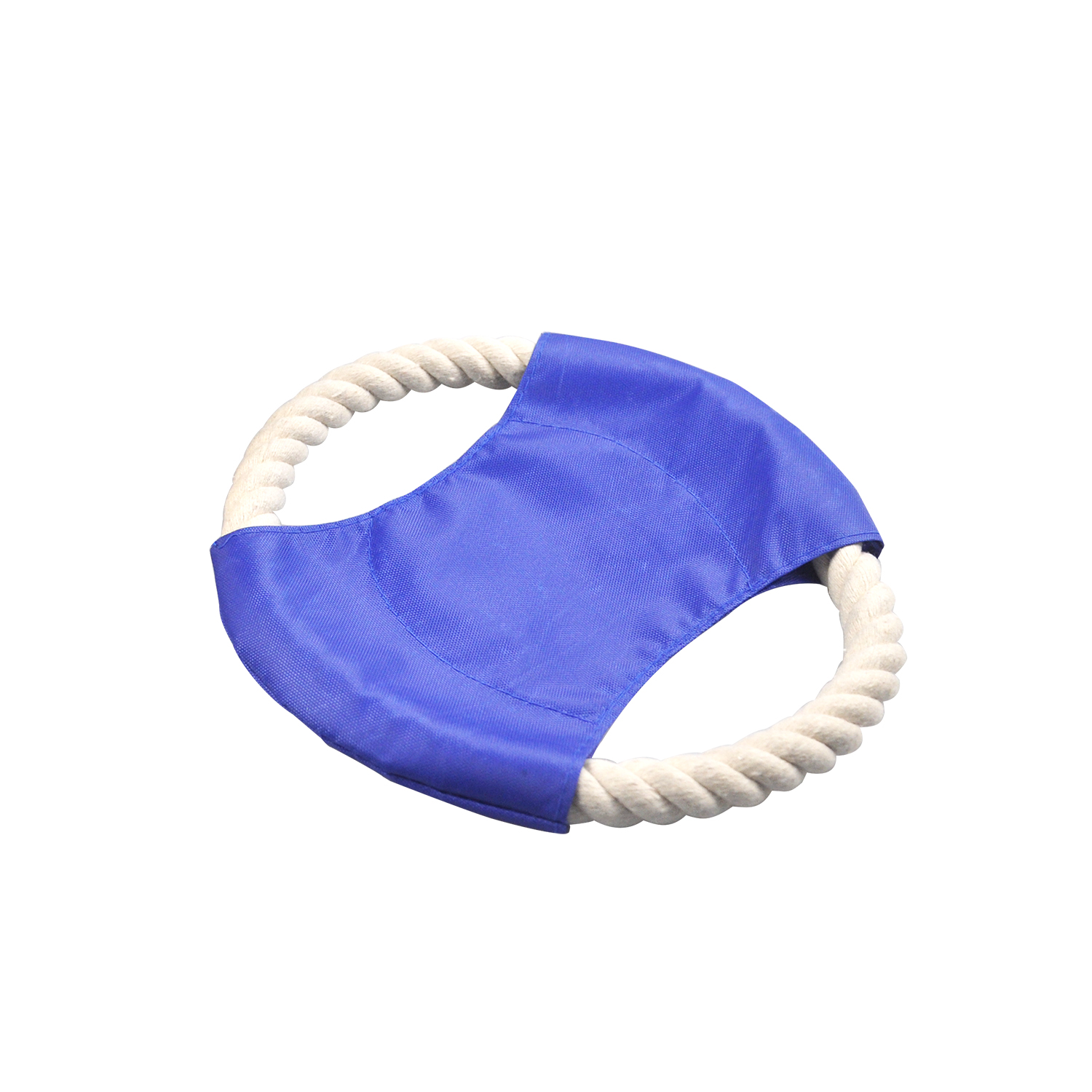 Resistant Bite Cotton Rope Fabric Dog Toy Frisbee