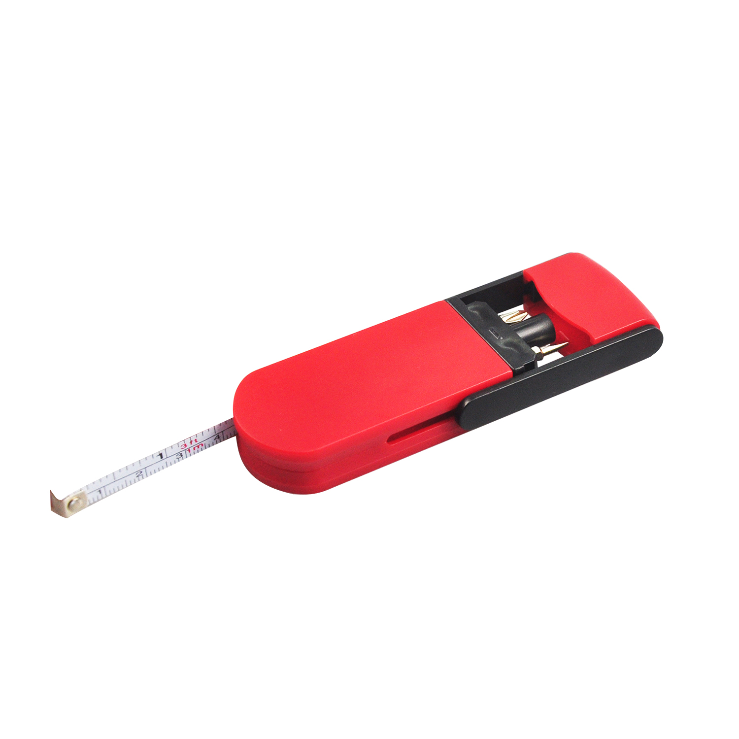Mini Multi-functional Tool Set with Two Bits and Tape Measure