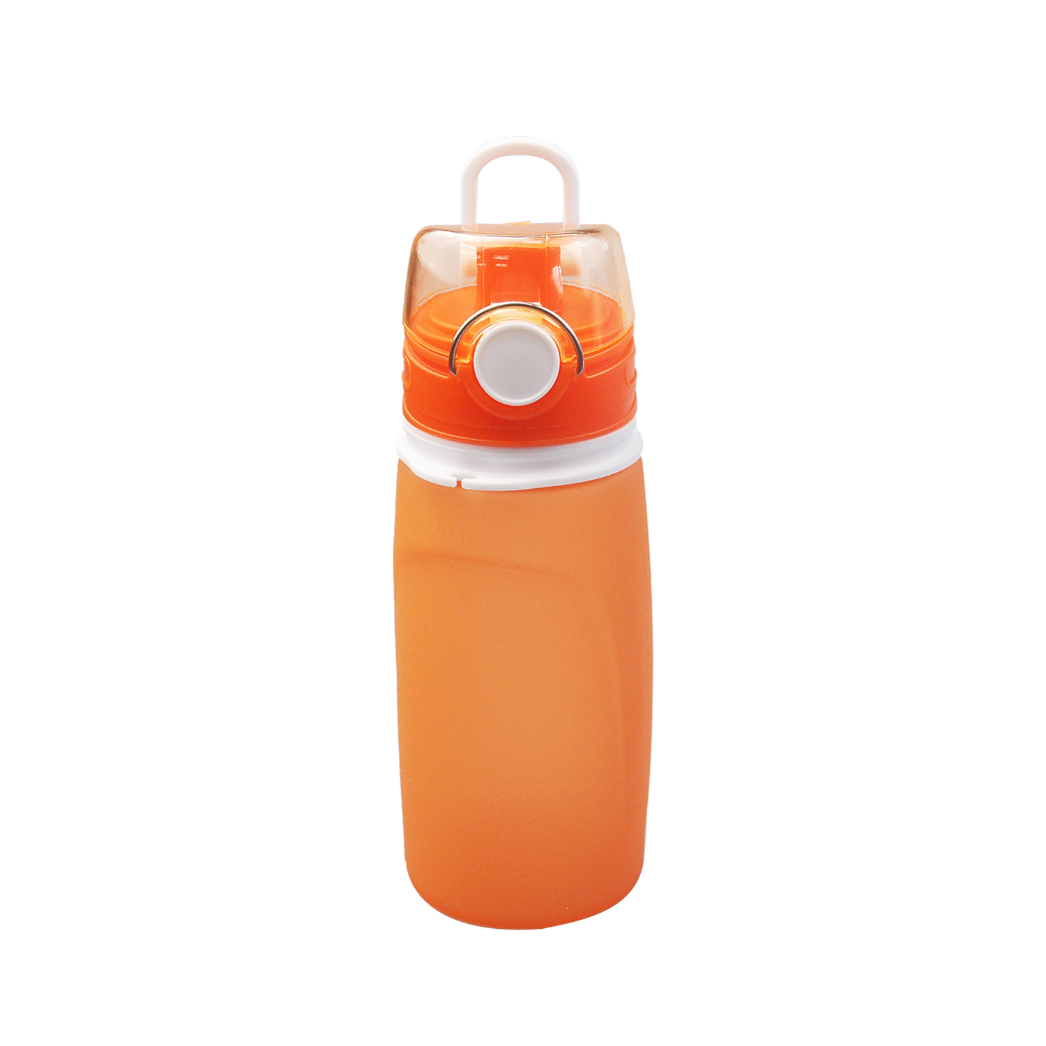 550ml Eco-friendly Leakproof Collapsible Silicone Outdoor Sport Water Bottle