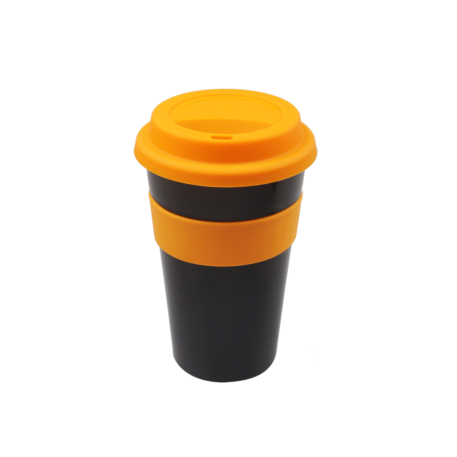 450ml Office Mug Bamboo Fiber Coffee Cup with Silicone Cover