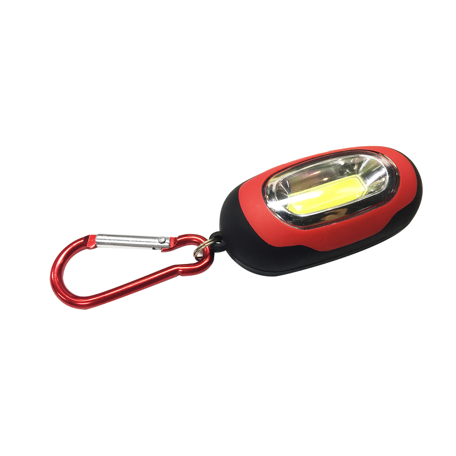 0.5watt COB keychain  with carabiner with magnet at back