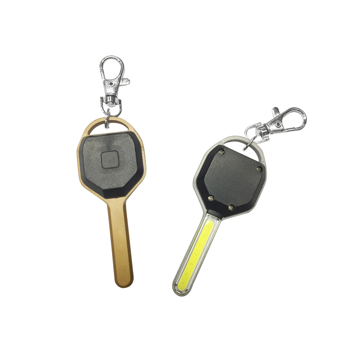 Key shape 1watt COB light with carabiner
