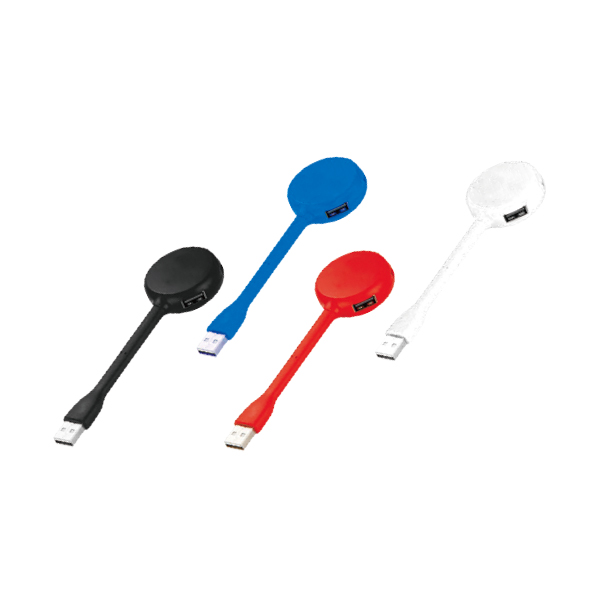 Mini Usb Port Hub With LED Lamp
