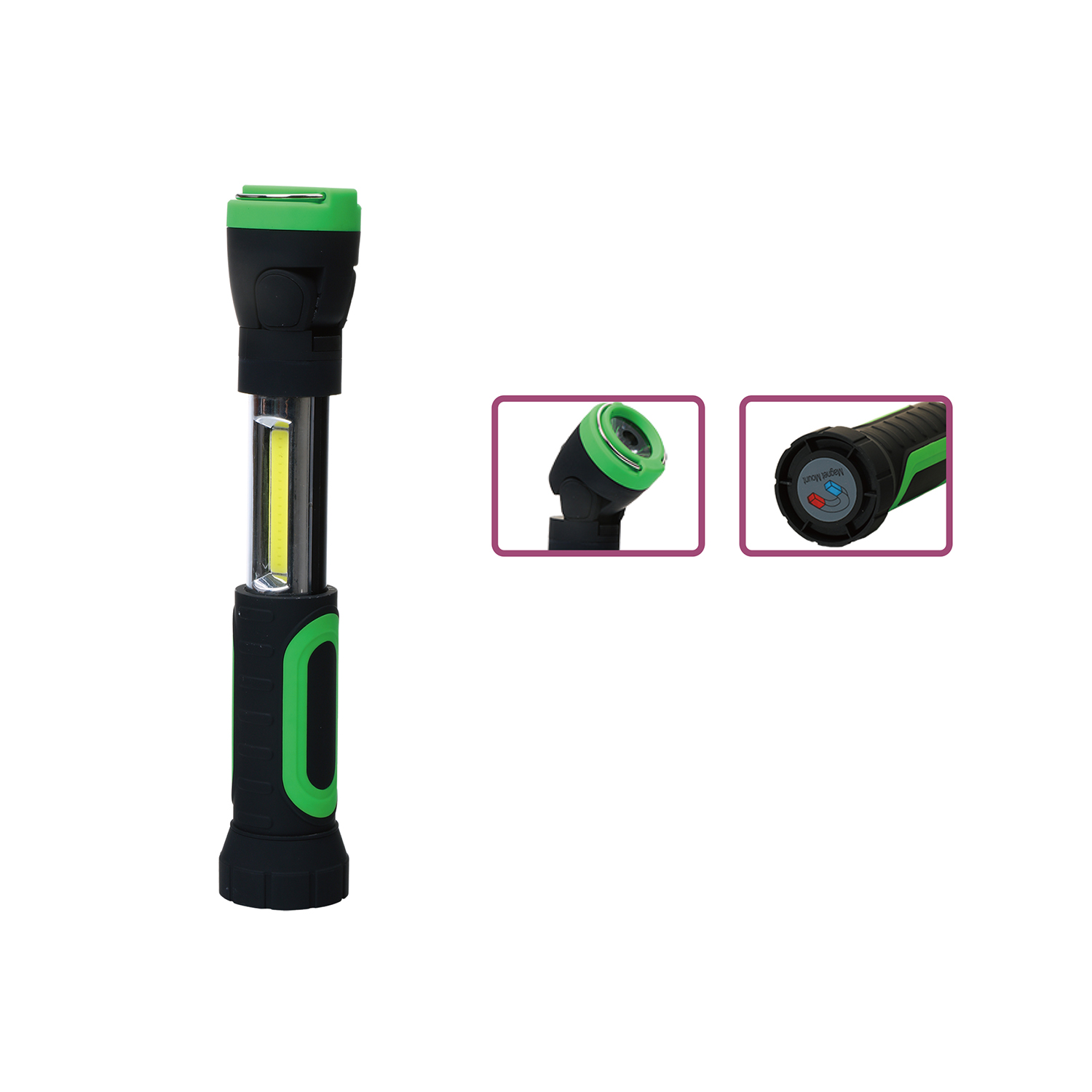 COB Working Flashlight