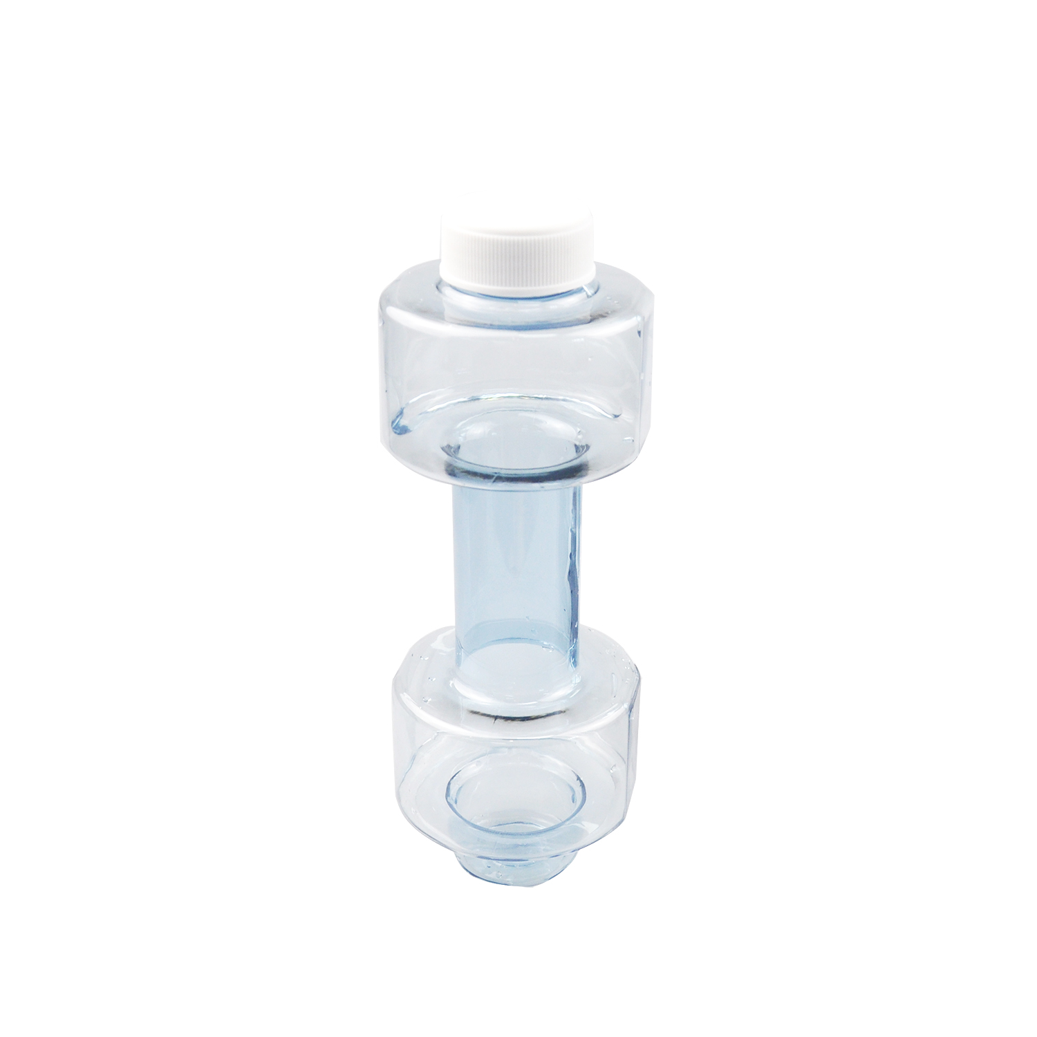 Plastic Shaker Bottle Fitness Exercise Dumbbell Water Bottle