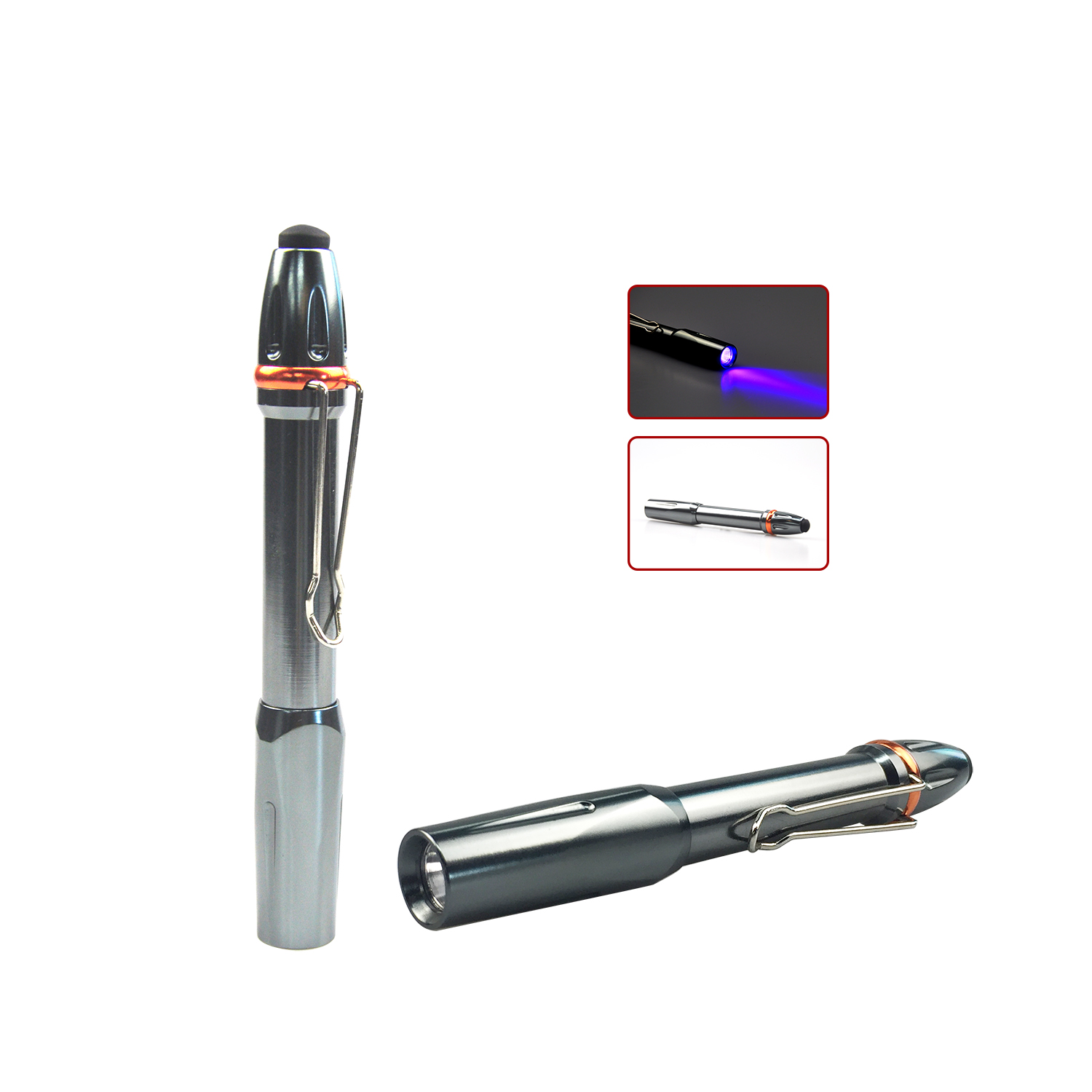 3watt alumimum flishlight with touch pen