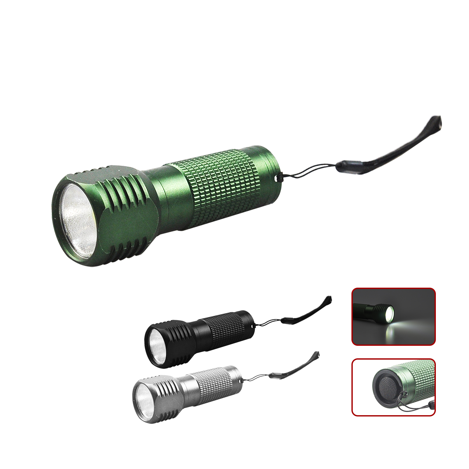 ​3watt COB aluminum torch 