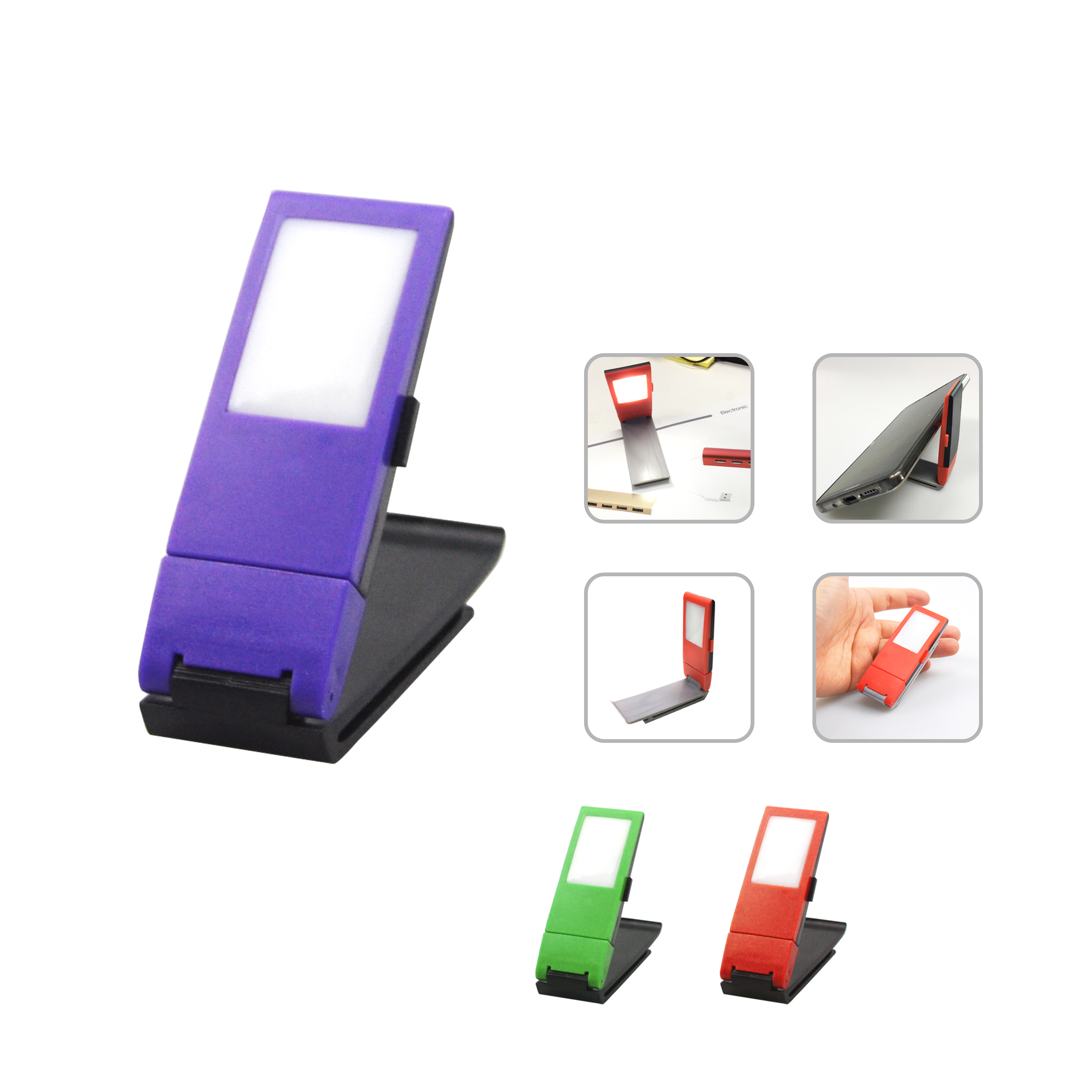 3 SMD Book light with phone holder