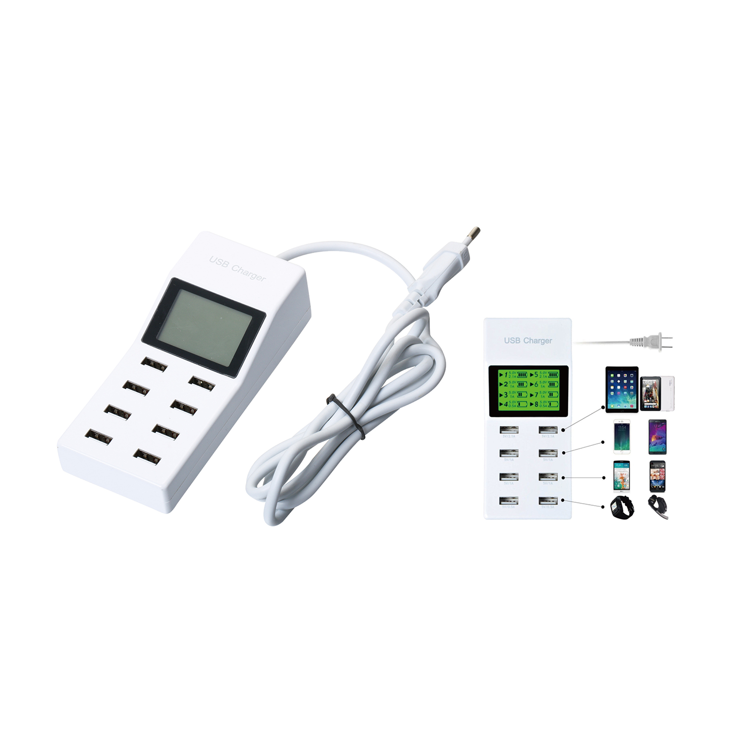 8-in-1 USB AC Adaptor