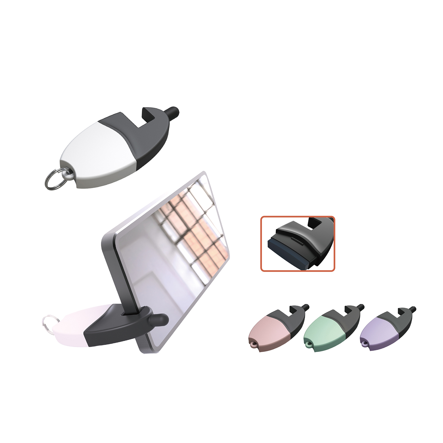 Stylus Keychain Mobile Stand