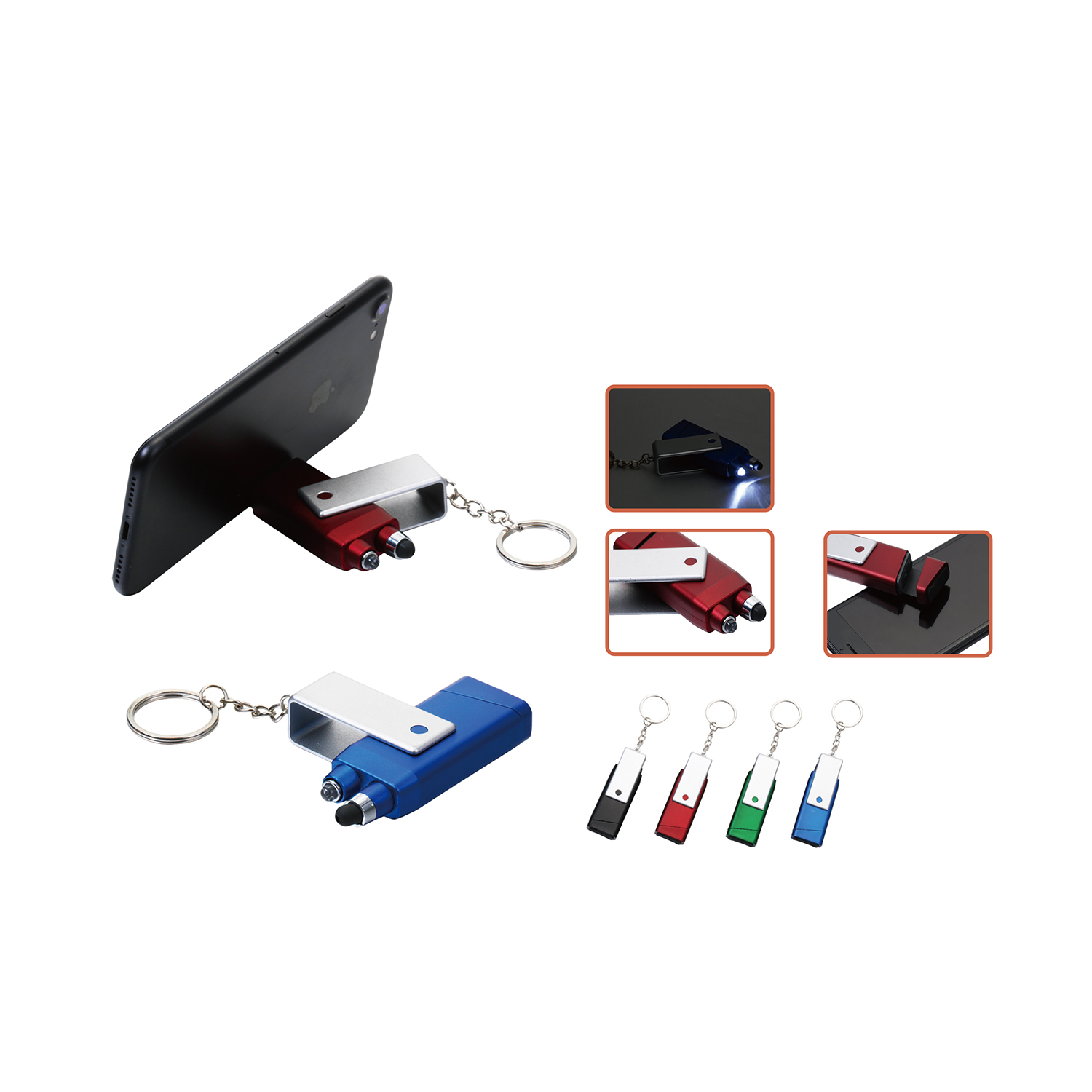 LED Stylus Keychain