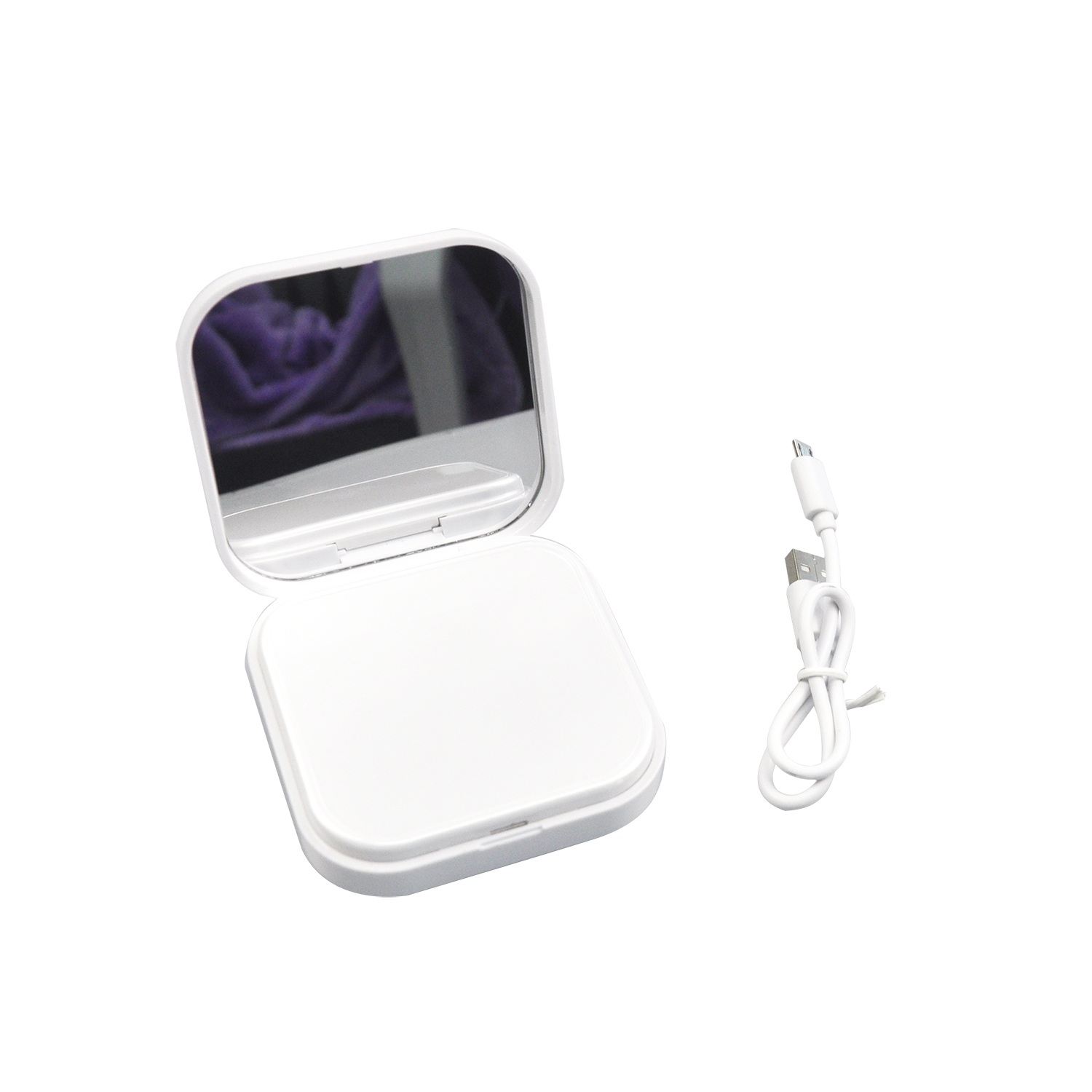 Power bank with mirror