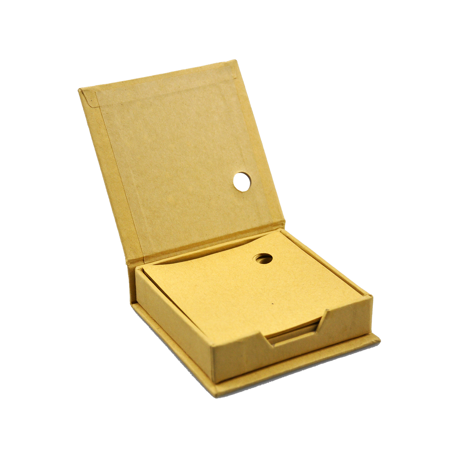 Promotional Office Mini Pure Wooden Paper Notepad Box