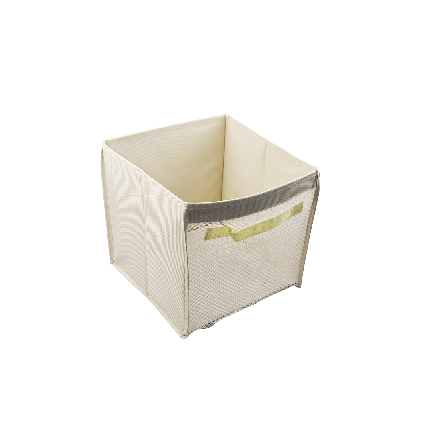 Cube Nonwoven Foldable Bins Stackable Storage Box with Handle