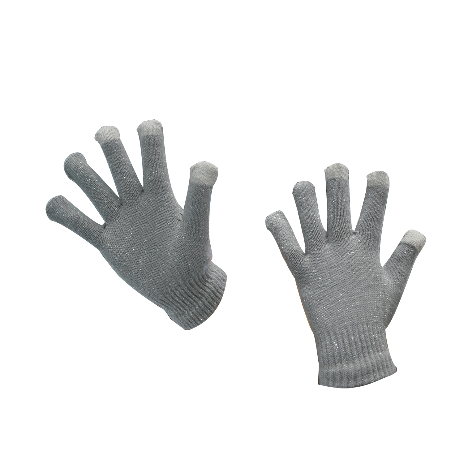 Women Warm Knitted Winter Conductive Crochet Gloves with Fingers