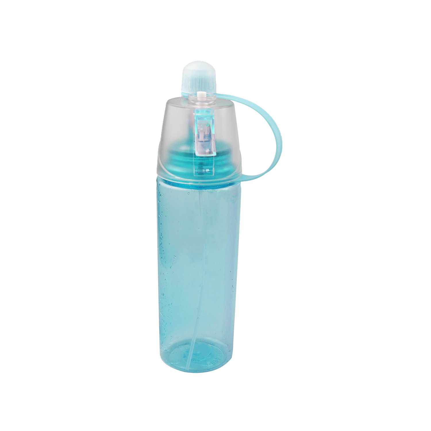 600ml Hot Sale Sports Plastic Mist Spray Plastic Water Bottle with Straw