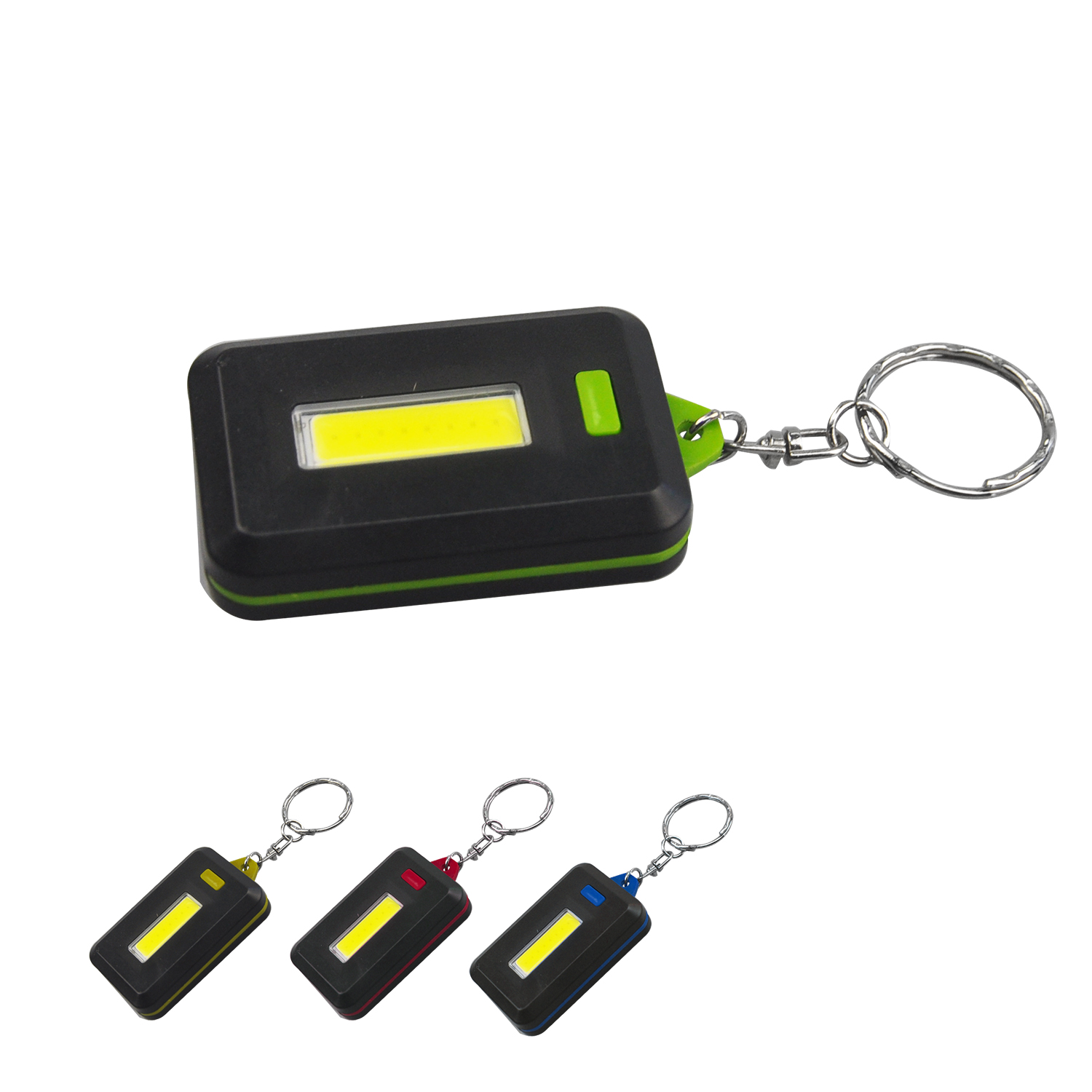 Azeeda 'Air Fryer' Keyring Torch – Mini LED Flashlight With Keychain, Compact For Emergencies Or Dark Locks