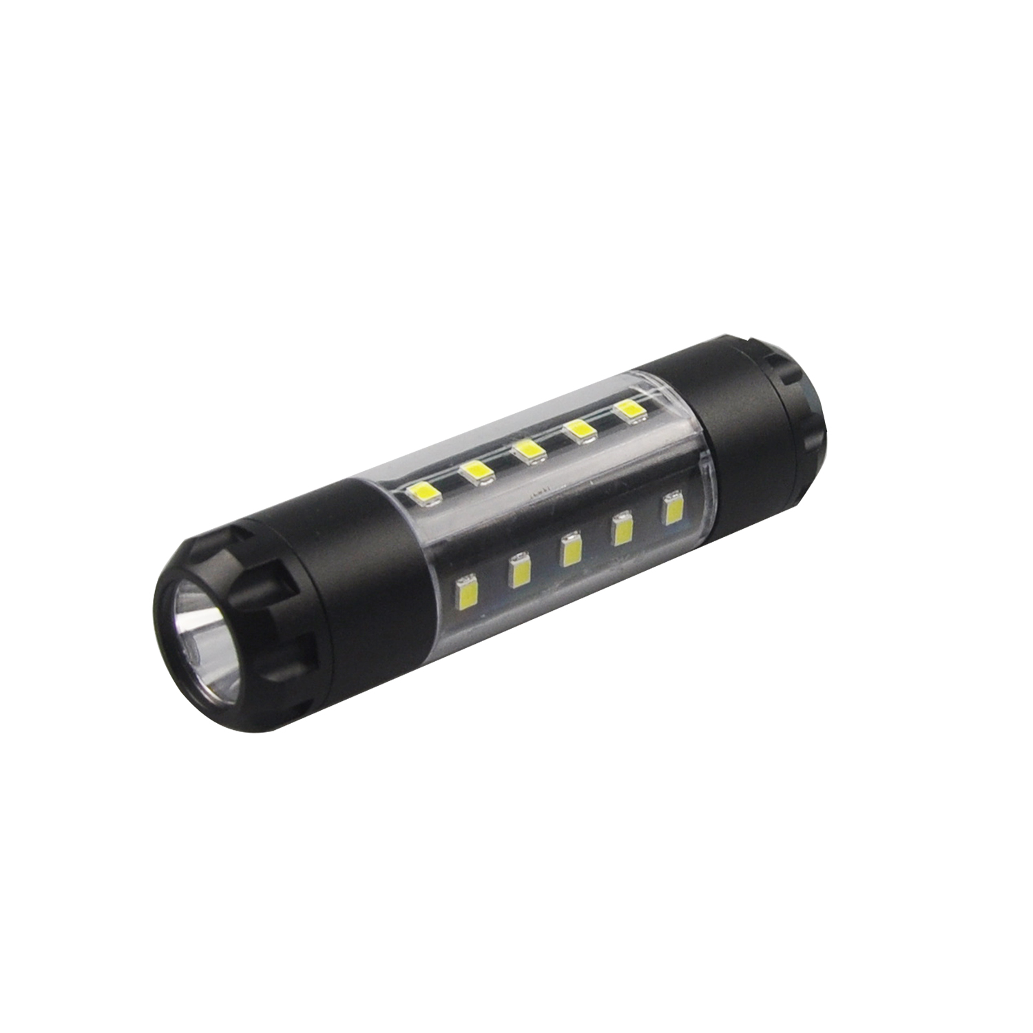 Mini SMD Black Battery Led Emergency Torch Flashlight with String