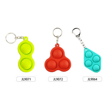 Fidget Simple Dimple Toy Stress Relief Hand Adults Kids Autism Simpl Dimpl Keychain Toy Baby Stress